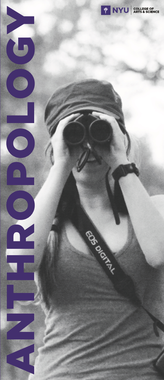 A brochure I created for the NYU College of Arts and Sciences, Undergraduate Anthropology Department. The brochure outlines different career opportunities for prospective students in the field of Anthropology. 